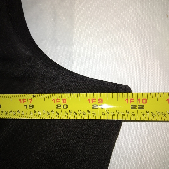 Danny and Nicole Black Animal Print Dress 18 - Picture 8 of 9